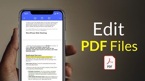 How to Edit PDF File Text on iPhone - PDFelement Pro