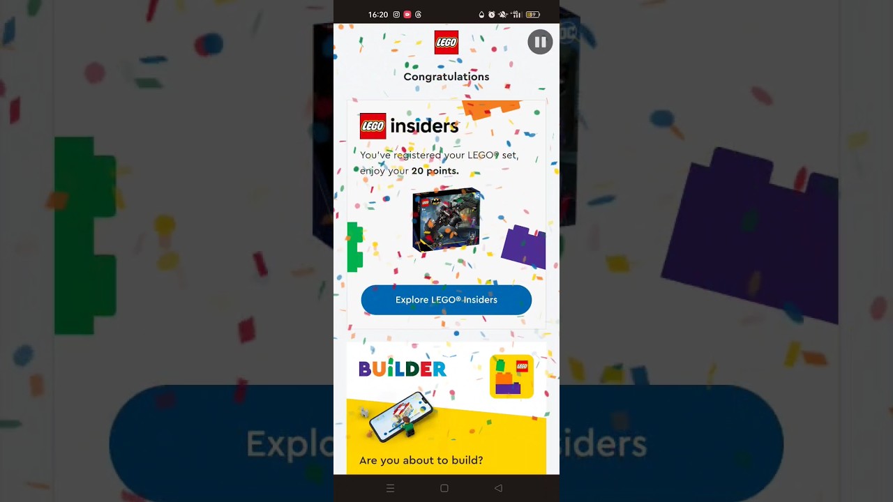 Scanning manuals for 20 free LEGO Insiders points is easy! 
