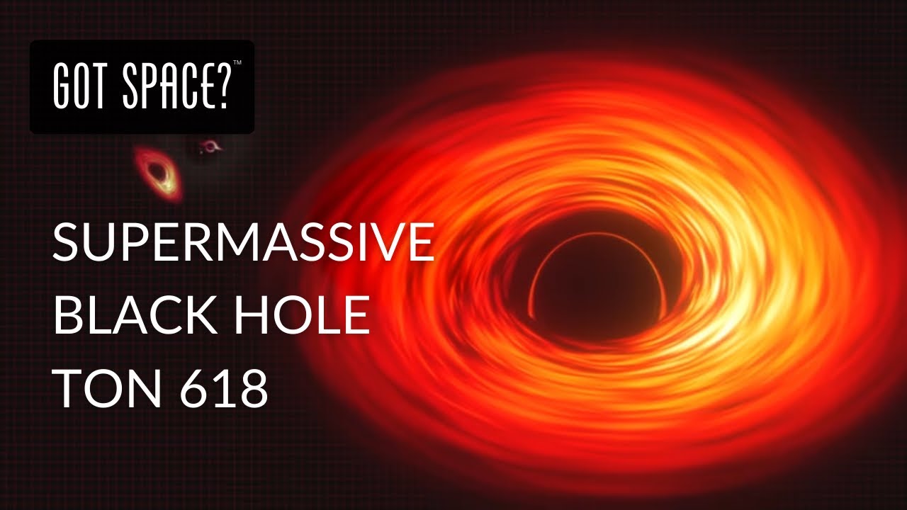 SUPERMASSIVE BLACK HOLE TON 618 MAKES OUR GALAXY LOOK LIKE A GRAIN OF