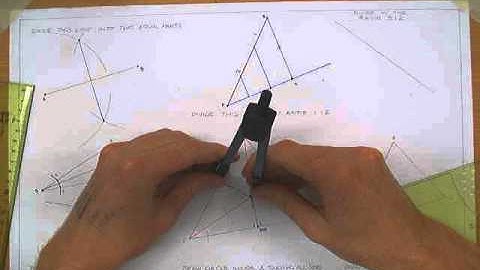 Bisecting lines and angles