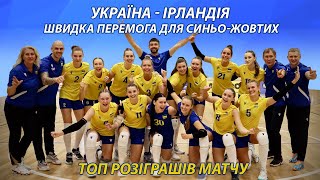 Україна - Ірландія | ТОП розіграшів | CEV U22 European Championship 2024