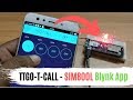 TTGO T CALL - Blynk App GSM | ESP32 SIM800L