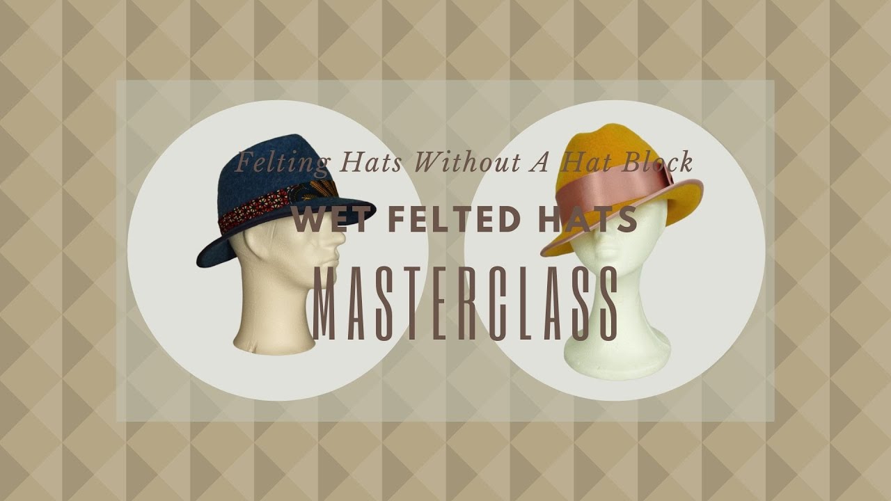 How to Use a Plastic 'Hat Shaper' to Make a Wet-Felted Top Hat - FeltMagnet