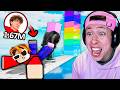 I ruined this youtuber's first time playing roblox...