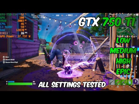 GTX 750ti I Fortnite - Chapter 4 All Settings Tested (1080p)