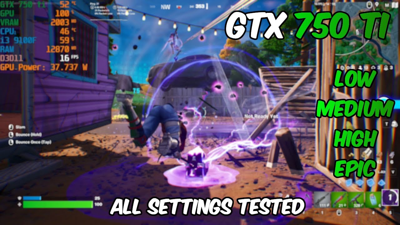 GTX 750ti I Fortnite - Chapter 4 All Settings Tested (1080p) - YouTube