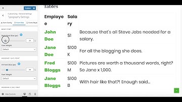 Apex Business WordPress Theme Full Typography