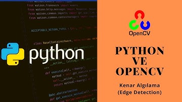 Python da OpenCV kullanarak Kenar Algılama