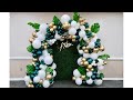 30 Minutes to set up 😱| Balloon Garland/Arch Tutorial | Jungle Baby Shower Theme