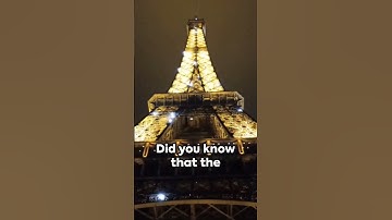 Did you know that the Eiffel Tower #shorts  #explore #fact #history #eiffeltower