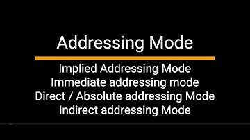 BPSC Computer Science| Addressing Mode| Implied AM| Immediate AM| Direct AM| Absolute AM|Indirect AM
