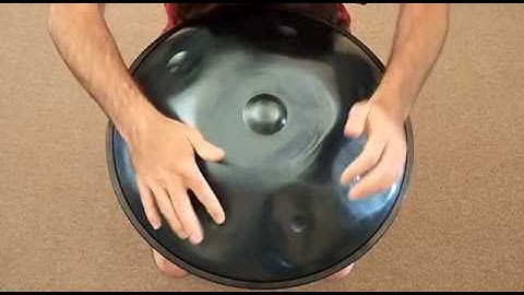 HAPI Handpan Steel Drum 8 Note El Capitan Scale derived from D Minor