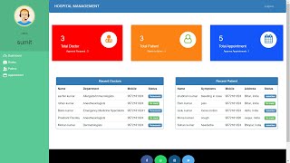 Hospital Management System || 2023 || FREE source code || lazycoder screenshot 5