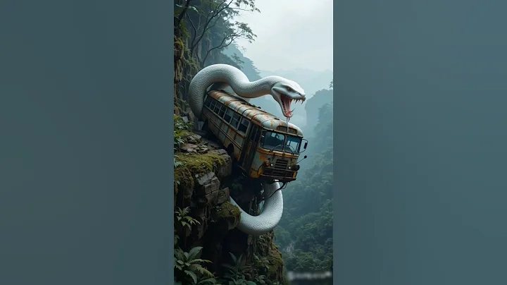 The Travel Discovery |Python attacking Bus |Amazon Jungle #shorts #nature #art