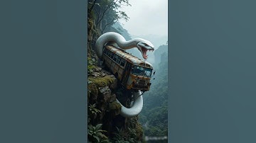 The Travel Discovery |Python attacking Bus |Amazon Jungle #shorts #nature #art