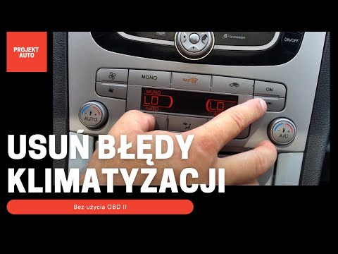 Jak usunąć błędy klimatyzacji przy pomocy modułu climatronic? [FORD S-max, Galaxy, Focus]