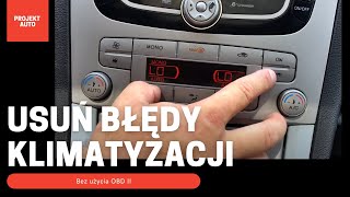 Jak Usunąć Błędy Klimatyzacji Przy Pomocy Modułu Climatronic? [Ford S-Max, Galaxy, Focus] - Youtube