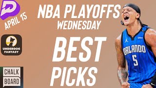PrizePicks NBA Wednesday Best Player Prop Bets 4/15/26 | Best NBA Playoff Parlay Picks Today 🚀 screenshot 4