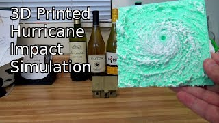 3D Printed Simulation of a Hurricane Impacting a House