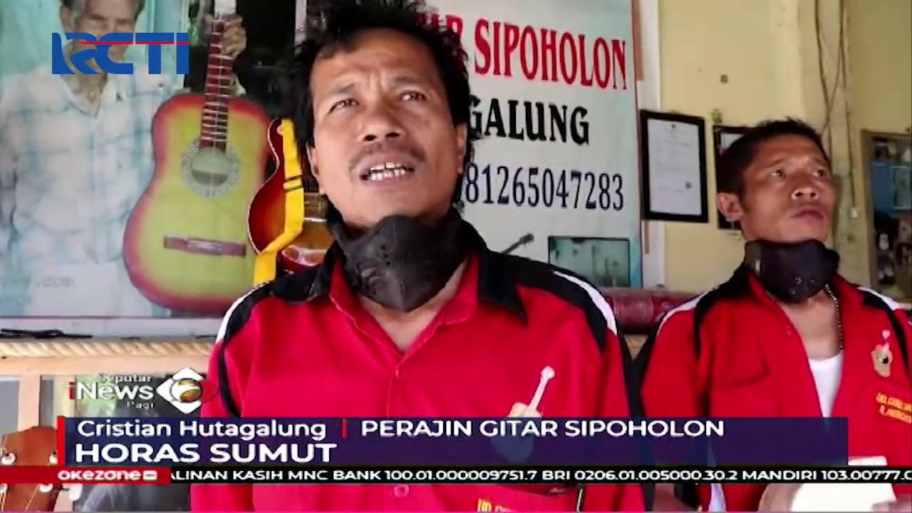 Gitar Sipoholon, Khas Tapanuli Utara, Dibuat dengan Kayu Jelutung dari Hutan Danau Toba - SIP 14/03