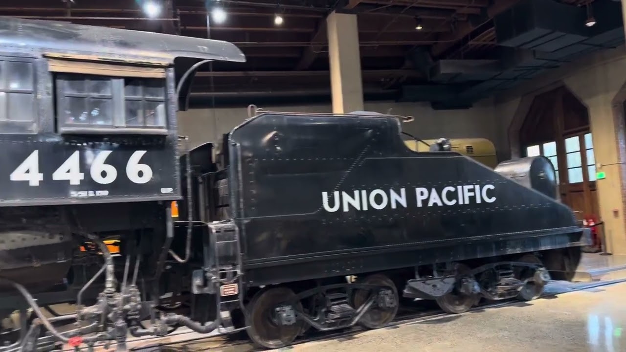 Union Pacific 0-6-0 Steam Switcher 4466 on Display at California