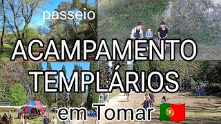 VLOG DIA DE FEIRA TEMPLÁRIA NA CIDADE DE TOMAR PORTUGAL 🇵🇹/BOLO DE CENOURA/ DANÇA TÍPICA TEMPLÁRIA.