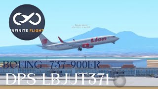 Lion Air JT371|DPS-LBJ|BOEING 737 [Infinite Flight]