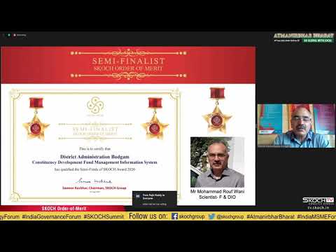 SKOCH Order-of-Merit (Batch V): Live at #SKOCHSummit | #AtmanirbharBharat | 65th SKOCH Summit