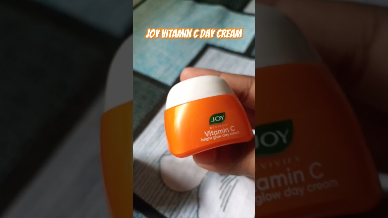 Joy Vitamin C Day cream review. 