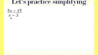 Simplification of Mathematical Expressions (Simplifying Math)