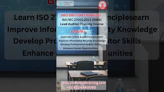 ISO/IEC 27001:2013 (ISMS) Lead Auditor Training Course | Information Security Auditor Certification