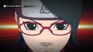 Naruto Shippuden Ultimate Ninja Storm 4 Boruto & Sarada Gameplay Jump Festa 2016