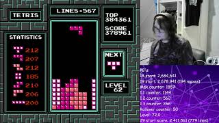 HUGE PB!!!! First European 3 and 4 Million Score!! - NES Tetris