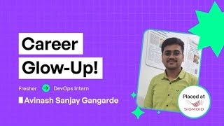 Avinash’s Journey: From StarAgile Student to DataOps Intern &amp; Associate at Sigmoid! 🎓🚀
