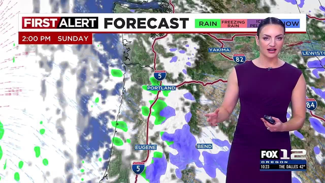 First Alert Saturday evening FOX 12 weather forecast (1/6) - YouTube