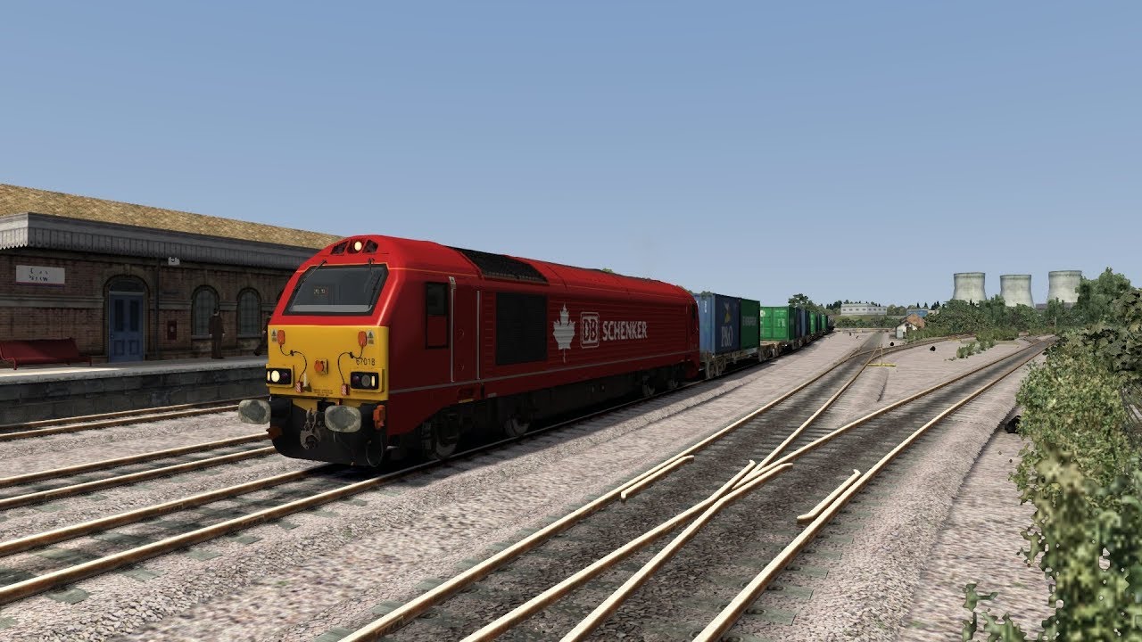 Train simulator 2018 class 67 db schenker london to oxford route