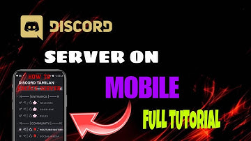 HOW TO MAKE A DISCORD SERVER ON MOBILE IN 2024 | TAMIL |