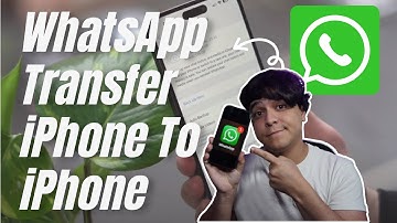 WhatsApp Transfer iPhone To iPhone