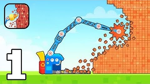 Block Crusher Bucket Teardown - Gameplay Walkthrough Part 1 Tutorial Level 1 ASMR Bucket (Android)