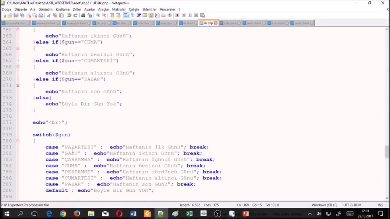WEB PROGRAMLAMA - I Ders 8 - YouTube