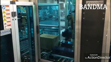 RANDOM FLAP FOLDING CASE SEALER AND EDGE SEALER MACHINE