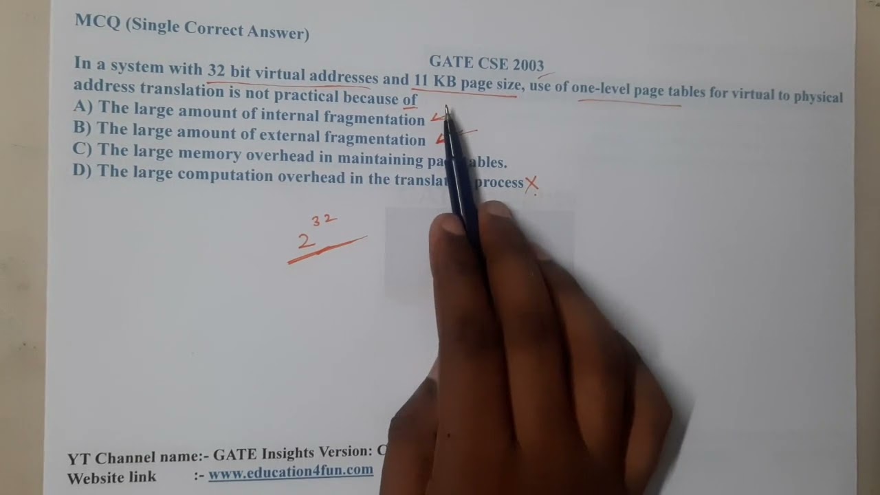 GATE CSE 2003