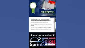 Product Owner Certification Question 53 #agile #scrum #scrumcertification  #scrumpo #pspoquestions