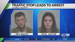 Pineville pair charged after hidden gun, drugs, bags of cash found during Laurel County traffic stop