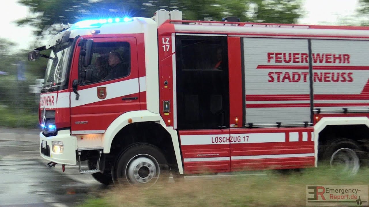 [UNWETTER MIT STARKREGEN IN NEUSS] - 37 Unwettereinsätze beschäftigten die Feuerwehr -