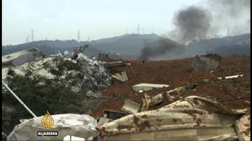 Dozens missing after massive landslide in China