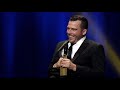 #ASPAs | Kurt Fearnley accepts the ASPAs trophy for Best Sporting Moment of 2018