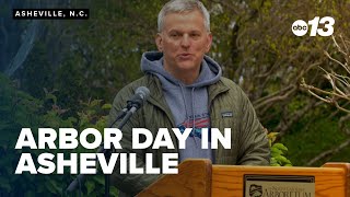 NC Governor Josh Stein celebrates Arbor Day in Asheville