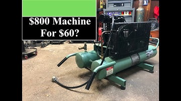 Restored Dayton Wheelbarrow Air Compressor!