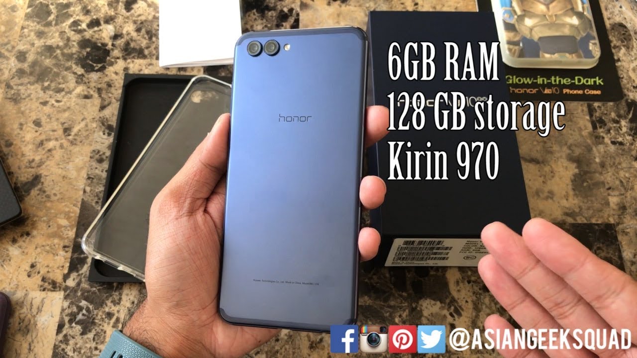 Unboxing the Honor View 10